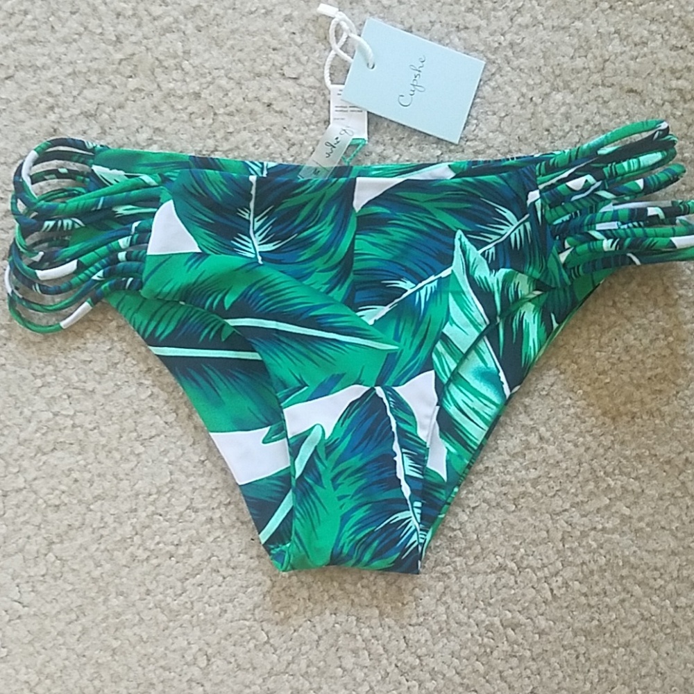 FREE Cupshe banana leaf bikini bottoms